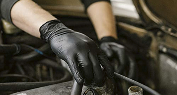 auto worker gloved